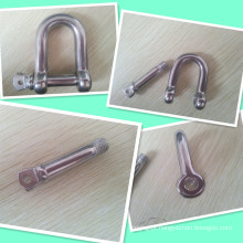 AISI 304 316 tipo europeu de aço inoxidável Dee Shackle